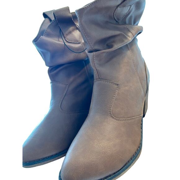 Charles Albert Women's Western Cowboy Boots Brown Mid-Calf Pull On SZ 10 - Picture 8 of 13